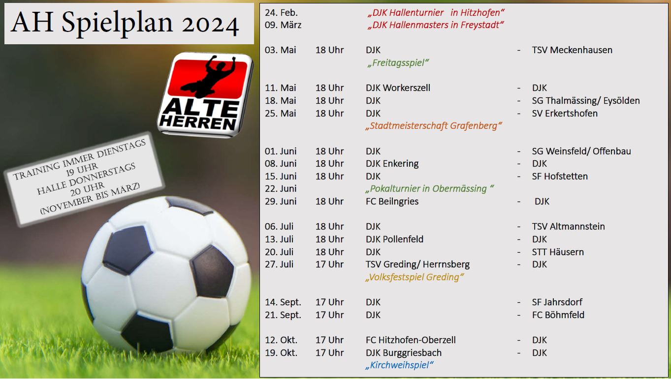 AH Spielplan